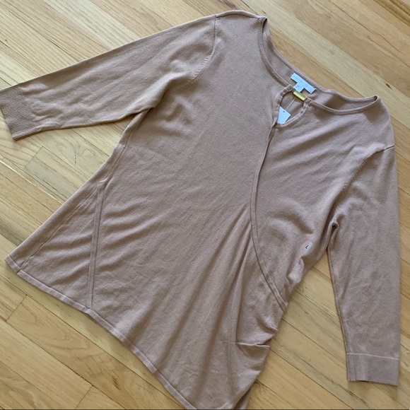 NWT New York & Company Tan Top - Large - Picture 3 of 8
